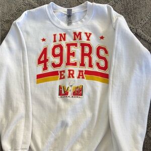 49ERS White 49ers Era Women  Sweater Bosa 97